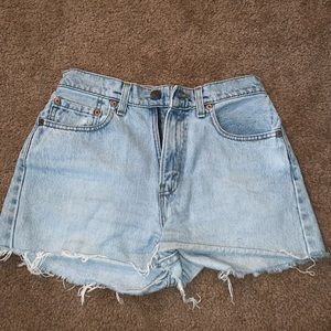 Levi denim shorts